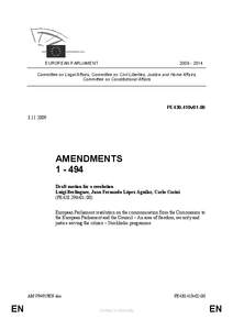 [removed]EUROPEAN PARLIAMENT Committee on Legal Affairs, Committee on Civil Liberties, Justice and Home Affairs, Committee on Constitutional Affairs