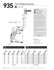 935  Tech Ridge Express COMMUTER  Ho