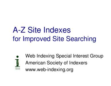 Microsoft PowerPoint - Web-Indexing.ppt