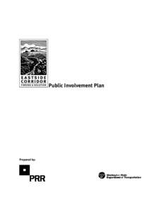 Public Involvement Plan  Prepared by: TABLE OF CONTENTS 1. Introduction ...................................................................................................................... 4