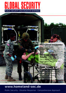 ISSN[removed], 2013  International Cooperation The Chain of Survival – civil and military