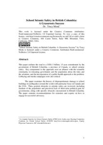 Civil engineering / Seismic hazard / Field Act / Great Hanshin earthquake / Earthquake / Brian Tucker / Earthquake engineering / Seismology / Earthquakes in Japan / Mechanics