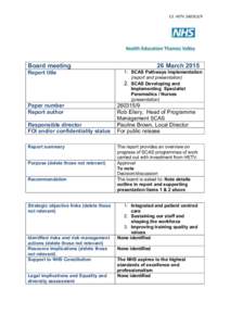 13. HETVBoard meeting Report title  Paper number