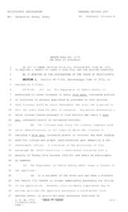 MISSISSIPPI LEGISLATURE  REGULAR SESSION 2007 By: