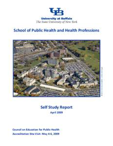 University at Buffalo School of Public Health and Health Professions CEPH Self Study