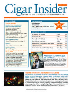Oliva Cigar Co. / Pepin Garcia / Cabaiguán / Padilla Habano / Brick House / Tobacco / Smoking / Cigars