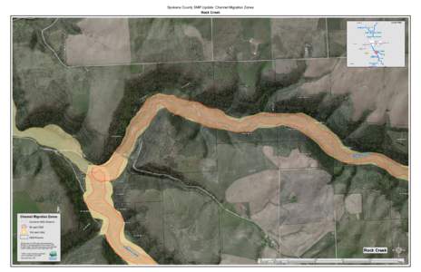 Spokane County SMP Update: Channel Migration Zones Rock Creek Locator Map Springdale