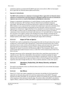 Public Draft, Bay Delta Conservation Plan: Chapter 5, Effects Analysis