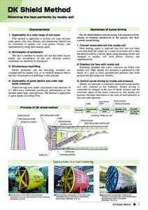 This method is applicable to diverse soil types because sand, gravel, silty clay, Shirasu, and alternations thereof can be converted to muddy soil with plastic fluidity and impermeability using mud making agent.  The fac