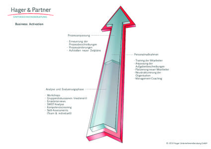 Business Activation  Prozessanpassung - Erneuerung der Prozessbeschreibungen - Prozessänderungen