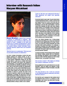 Maryam Mirzakhani / Ergodic theory / Moduli space / Mathematics