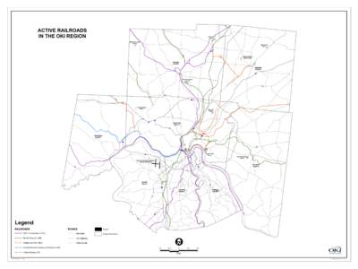 ACTIVE RAILROADS IN THE OKI REGION Hook Field Airport Miami University