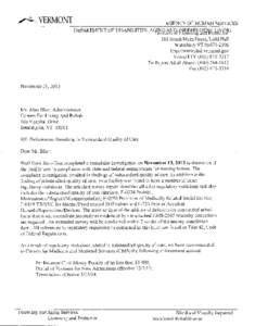 j VERMONT  AGENCY OF HUMAN SERVICES DEPARTMENT OF DISABILITIES, AGING mitipempipi,T0Itolyt O 103 South Main Street, Ladd Hall Waterbury VT[removed]