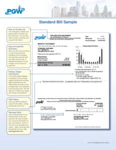 Standard Bill Sample How to Contact Us Our emergency number and general phone number can be found here. You can also visit us online to access your