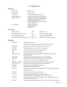 Microsoft Word - TNS LONG CV 0905.doc