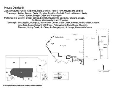 House District No. 61 Map