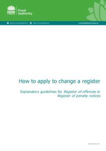 Microsoft Word - Explanatory guidelines - applications to change registers[removed]