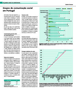 As grandes redes do conhecimento Estrela Serrano Grupos de comunicação social em Portugal