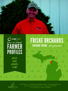 farm to school  FARMER FRISKE ORCHARDS RICHARD FRISKE - Proprietor