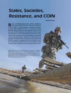 States, Societies, Resistance, and COIN Samuel Abrams R