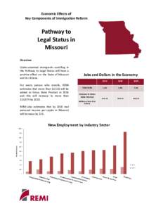 Economic Effects of Key Components of Immigration Reform Pathway to Legal Status in Missouri