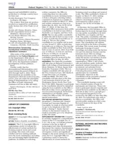 [removed]Federal Register / Vol. 79, No[removed]Monday, May 5, [removed]Notices imports) and (a)(2)(B)(II.B.) (shift in production to a foreign country) have