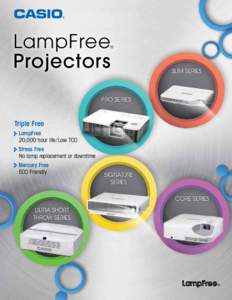 LampFree Projectors ®  SLIM SERIES