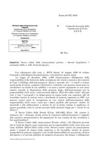 Roma,28 GIU 2006   Ministero delle Infrastrutture e dei  Trasporti  Dipartimento per la Navigazione  e il Trasporto Marittimo ed Aereo 