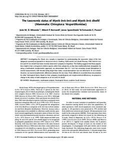 ZOOLOGIA 30 (5): 513–518, October, 2013 http://dx.doi.org[removed]S1984-[removed]