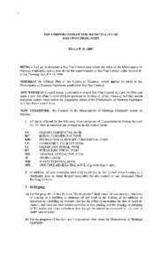 [removed]To designate a Site Plan Control area within the limits of the Municipality of Hastings Highlands, and to provide for the establishment of Site Plan Control under Section 41 of the Planning Act, R.S. O. 1990