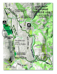 Winthrop traverse mtn bike leg Pearrygin lake Access road