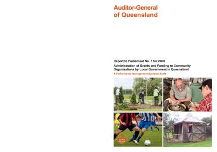 Local government in Queensland / Grant / Auditor General of Newfoundland and Labrador / Single Audit / Accountancy / Auditing / Risk