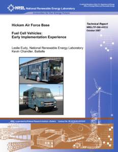 Hickam Air Force Base Fuel Cell Vehicles: Early Implementation Experience