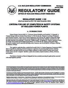 U.S. NUCLEAR REGULATORY COMMISSION  Revision 2 JanuaryREGULATORY GUIDE