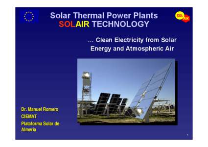 Design of the PS 10 Solar Tower Power Plant