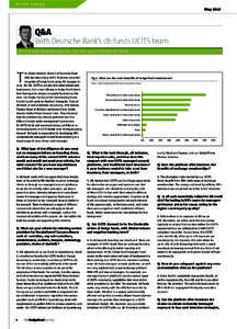 UCITS HEDGE  May 2010 Q&A With Deutsche Bank’s db funds UCITS team