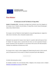[removed]EU Ambassador met Min of Foreign Affairs_en