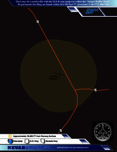 There may be a need to file with the FAA if your project is within the “Airport Buffer Zone”. Requirements for filing are found within 14 CFR Part 77. Questions? Call[removed]361  Gabbs