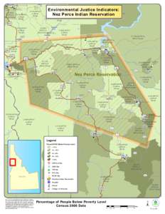 Nez Perce people / Orofino /  Idaho / Kamiah /  Idaho / Craigmont /  Idaho / Elem Indian Colony / Idaho / Western United States / Geography of the United States