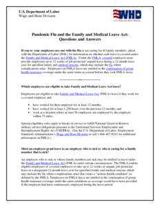 The Family and Medical Leave Act Additional Resources