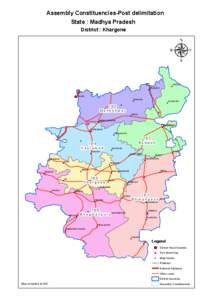 Assembly Constituencies-Post delimitation State : Madhya Pradesh District : Khargone µ