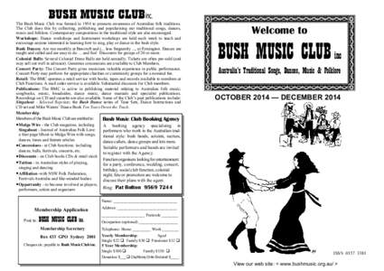 Bush band / New Zealand culture / Australian folk music / Bush dance / Folk music / Dance / Arts in Australia / Entertainment / Culture / Folklore