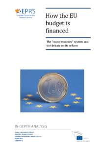 How the EU budget is financed The 