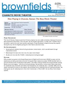 Chanute Movie Theater, City of Chanute, KS - Now Playing in Chanute, Kansas: The Roxy Movie Theater