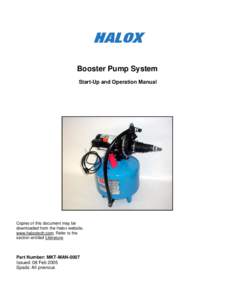 Instructions for Interfacing The EPRO Reverse Osmosis Unit to Halox Generators