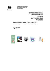 DEPARTMENT of PRIMARY INDUSTRIES, WATER and ENVIRONMENT ENVIRONMENTAL MANAGEMENT