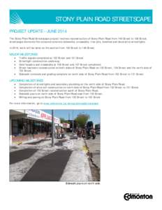 Microsoft Word - SPR Streetscape Construction Update - June 2014