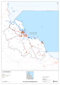 Gladstone Regional Urban Flying-Fox Management Area map