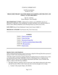 California Environmental Quality Act / Water / San Francisco Bay Area / Baxter Creek / Daylighting / Greenbelt /  Maryland / Richmond Greenway / California / Environment of California / San Francisco Bay