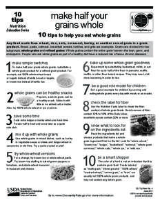 Whole grain / Whole wheat bread / Groat / Bulgur / Bran / Flour / Refined grains / Wheat / Oat / Food and drink / Cereals / Staple foods